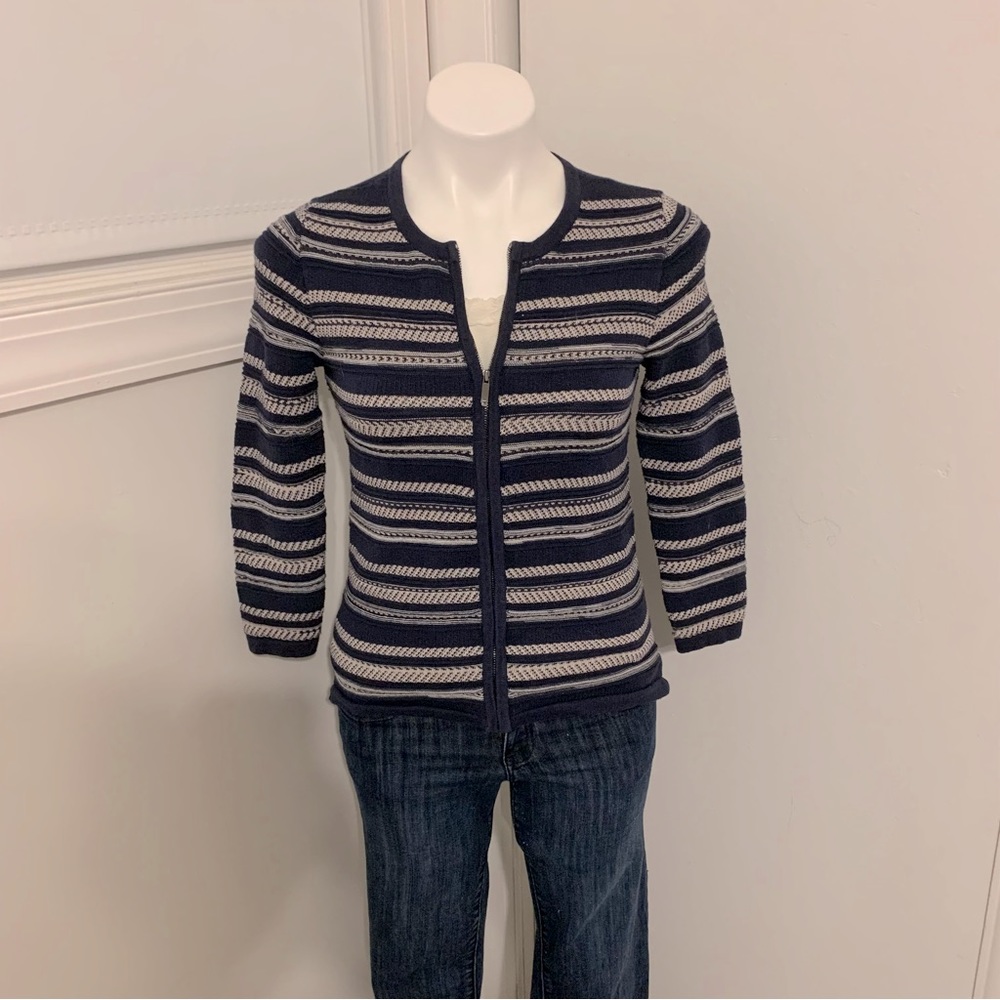 Ann Taylor zip up cardigan